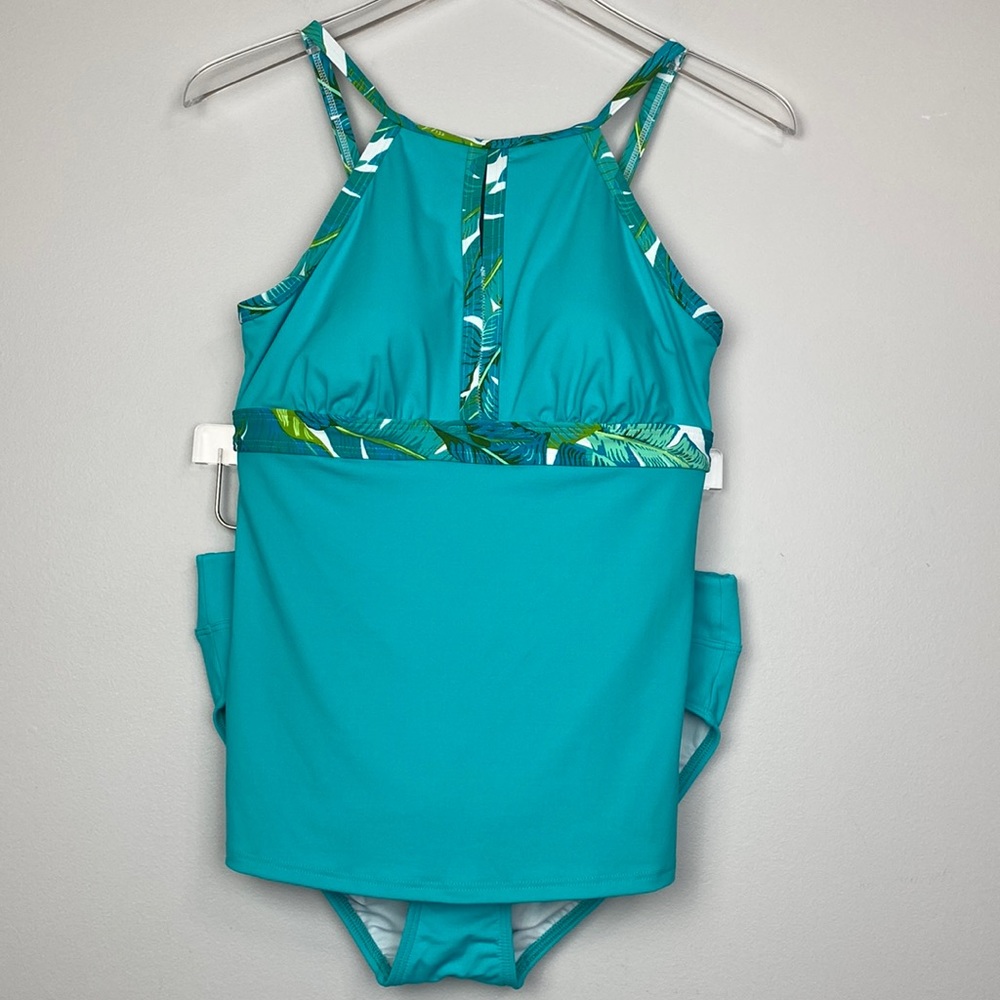 Lands End Tankini Swim Set Sz 8